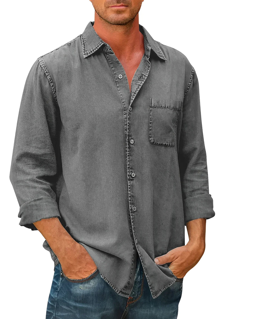 Jaxon Casual Long-Sleeve Shirt