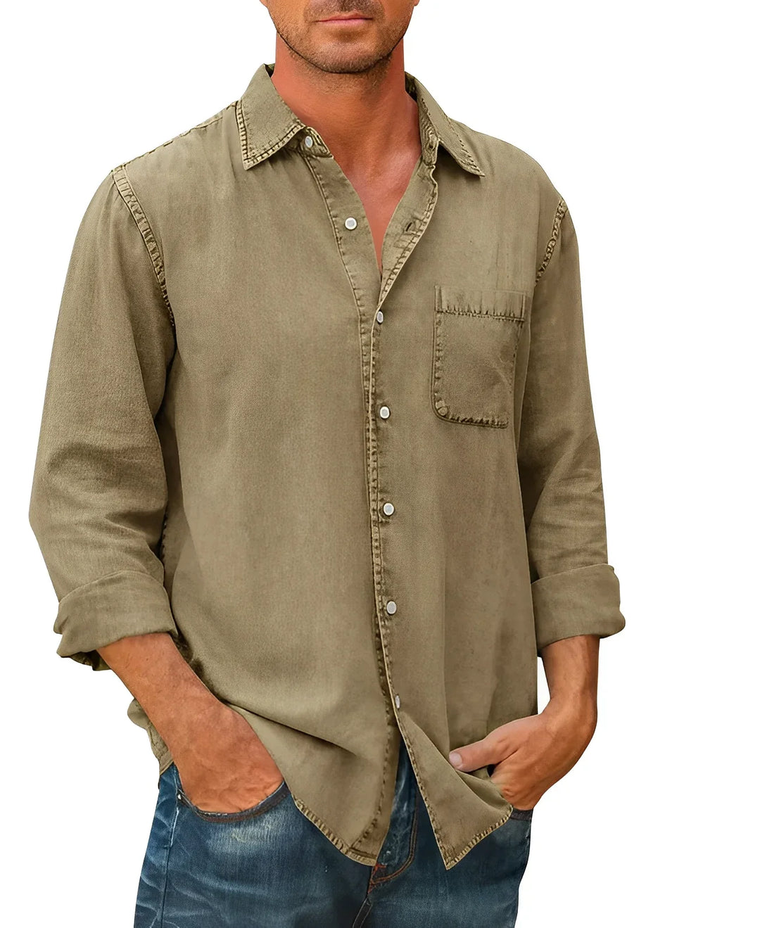 Jaxon Casual Long-Sleeve Shirt