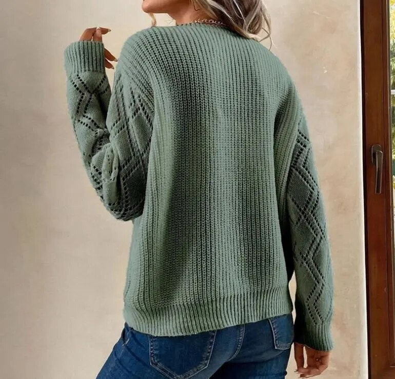 Viola Trendy V-neck Sweater